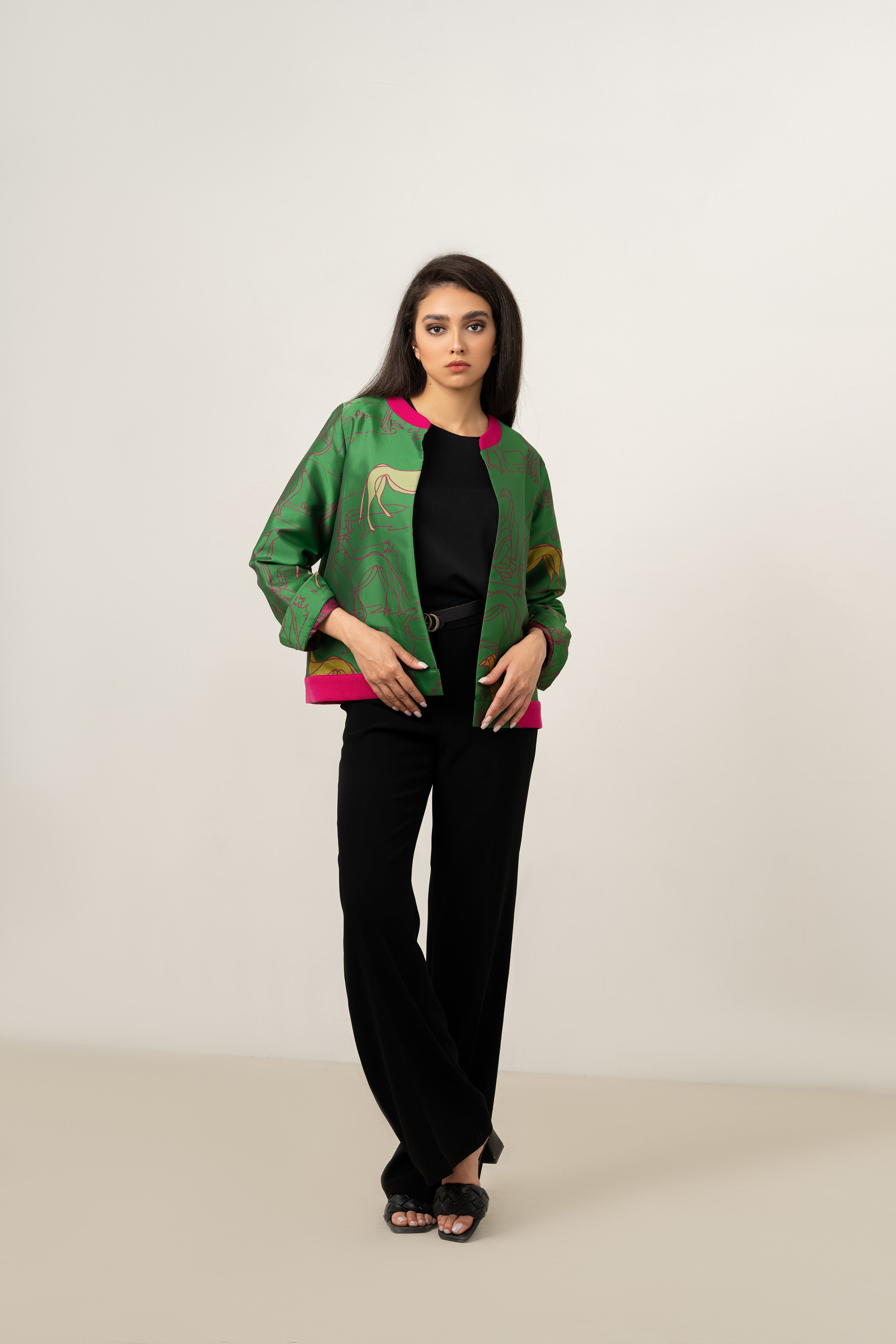 Green Silk Jacket