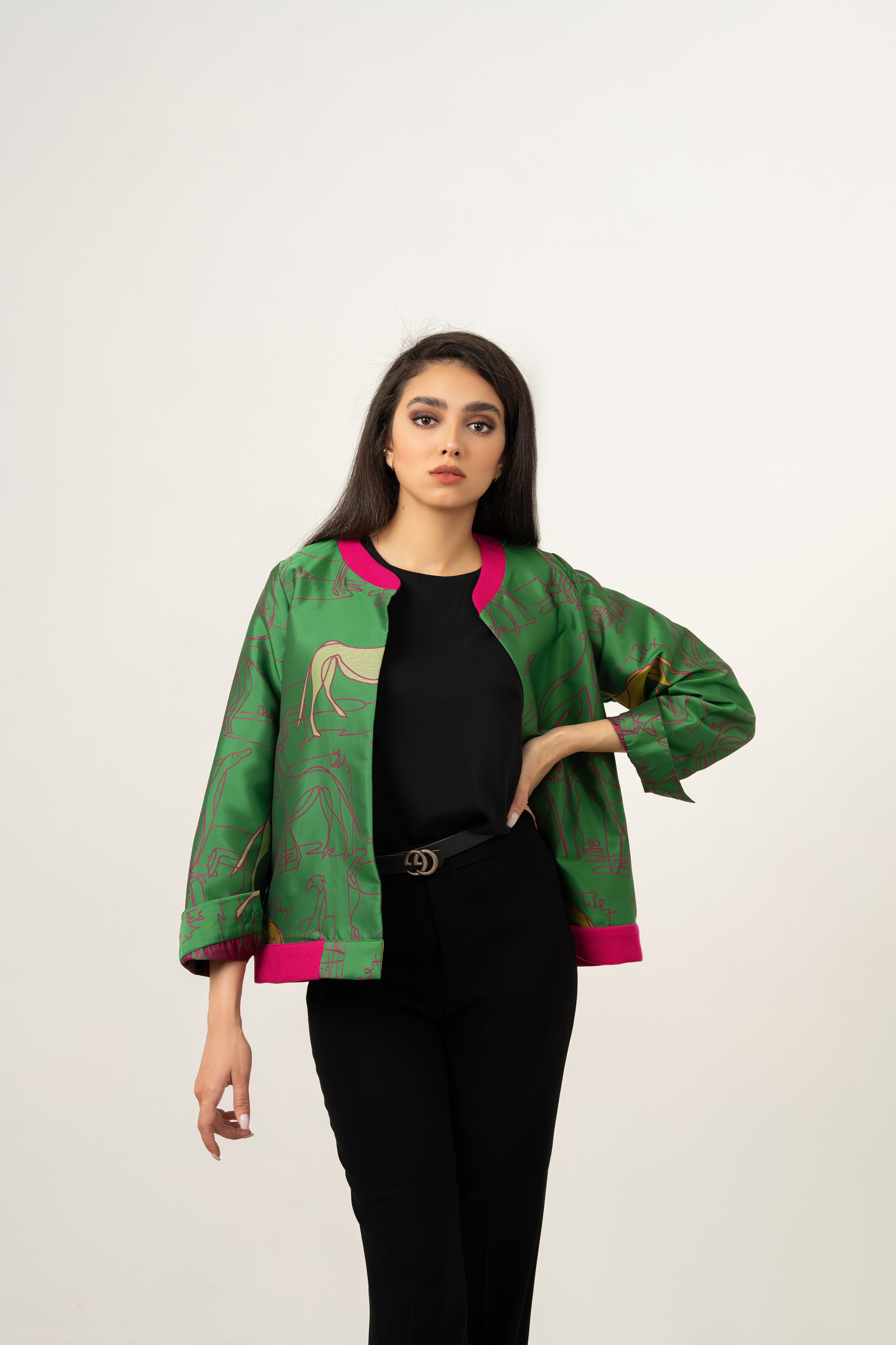 Green Silk Jacket
