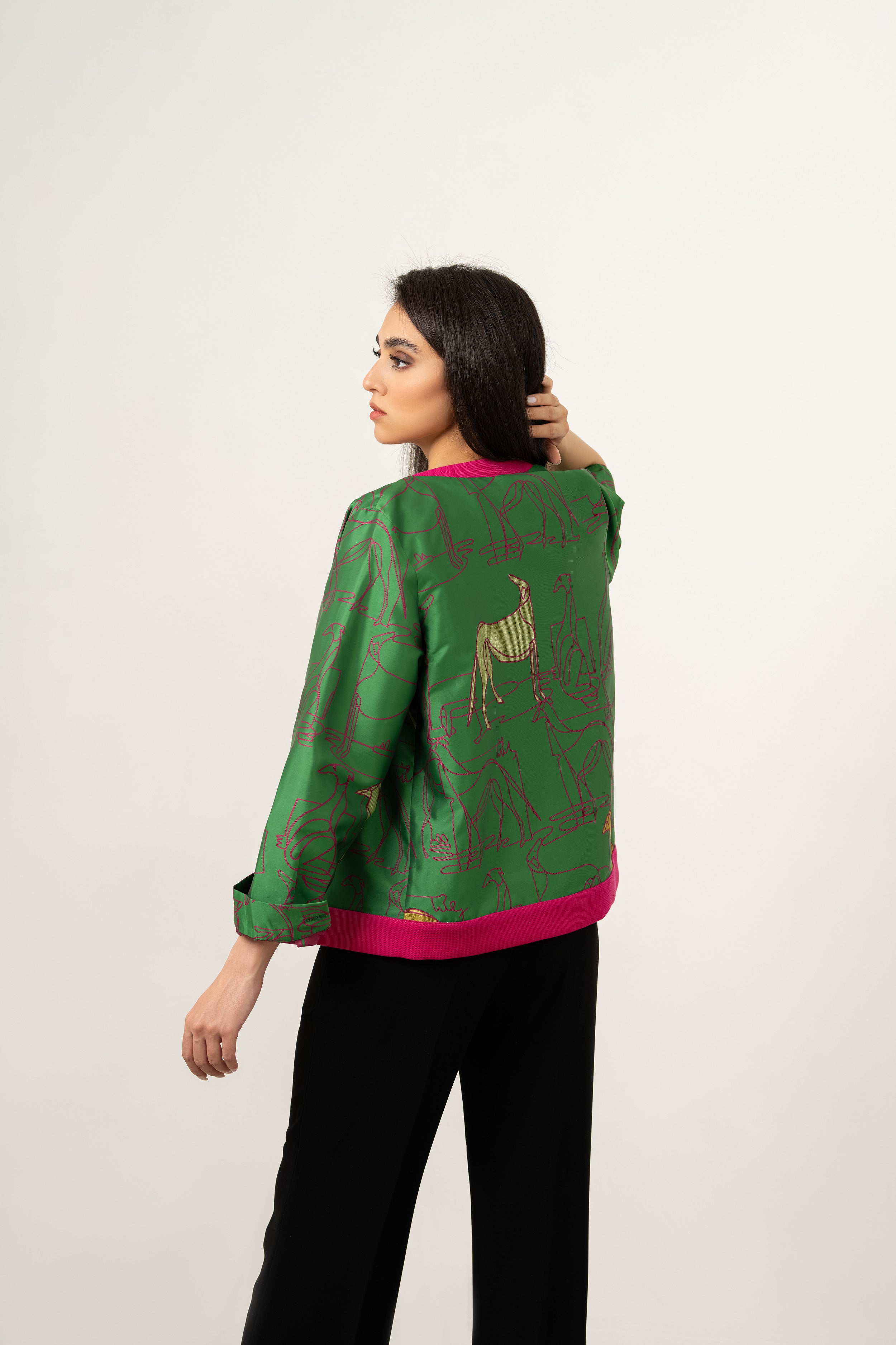 Green Silk Jacket