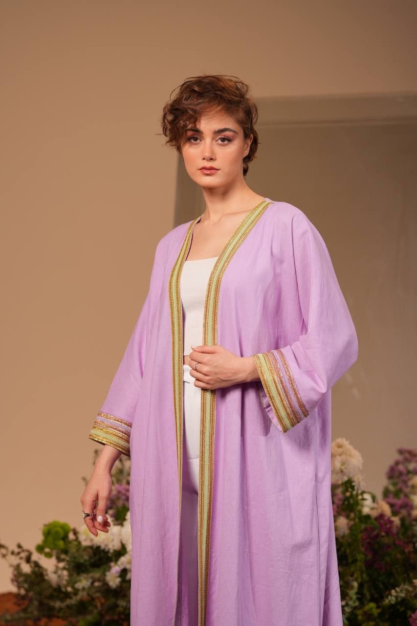Lilac Whisper Abaya