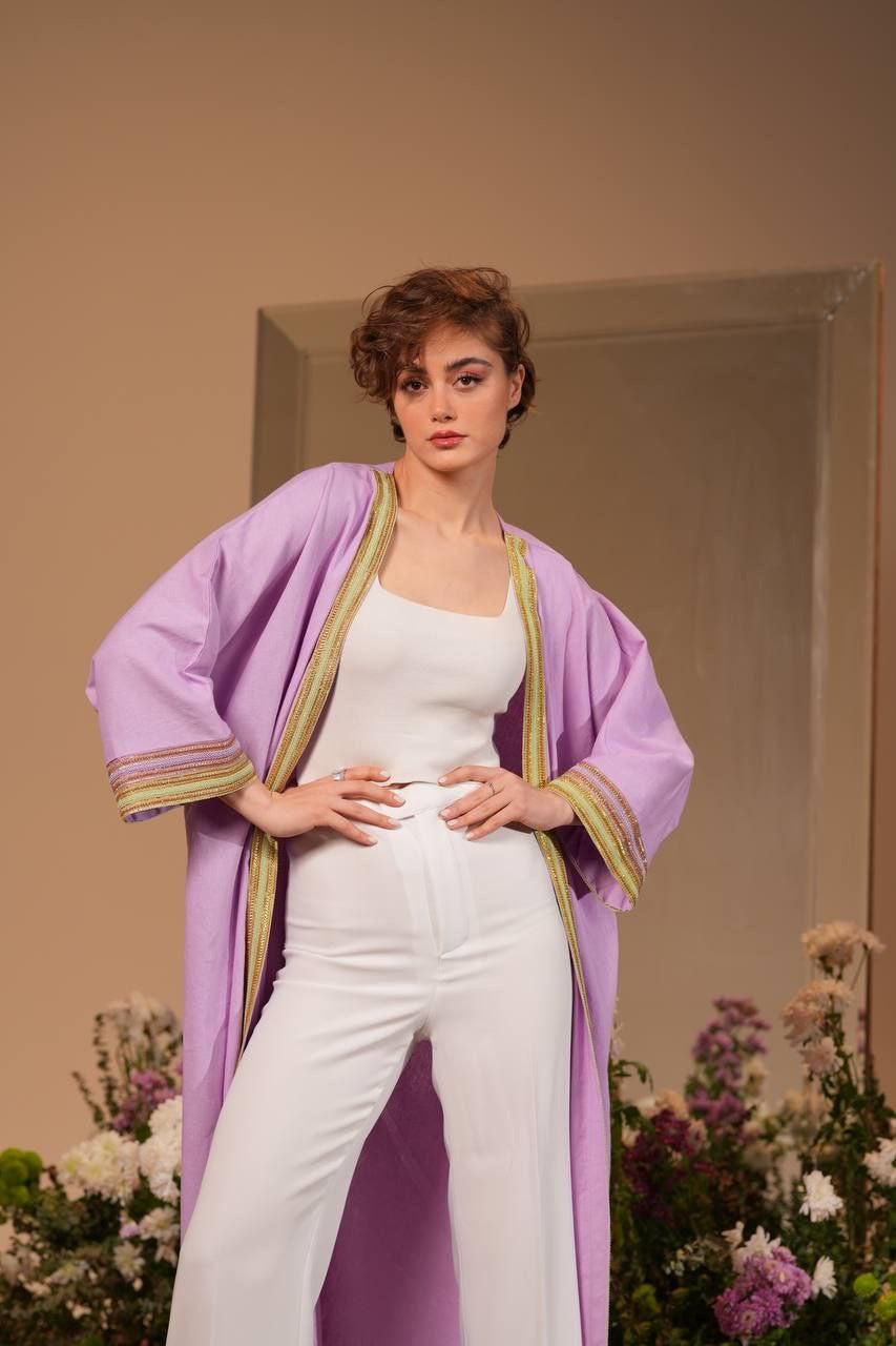 Lilac Whisper Abaya