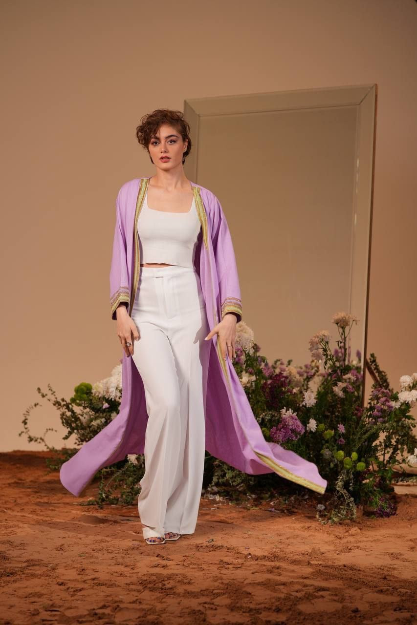 Lilac Whisper Abaya