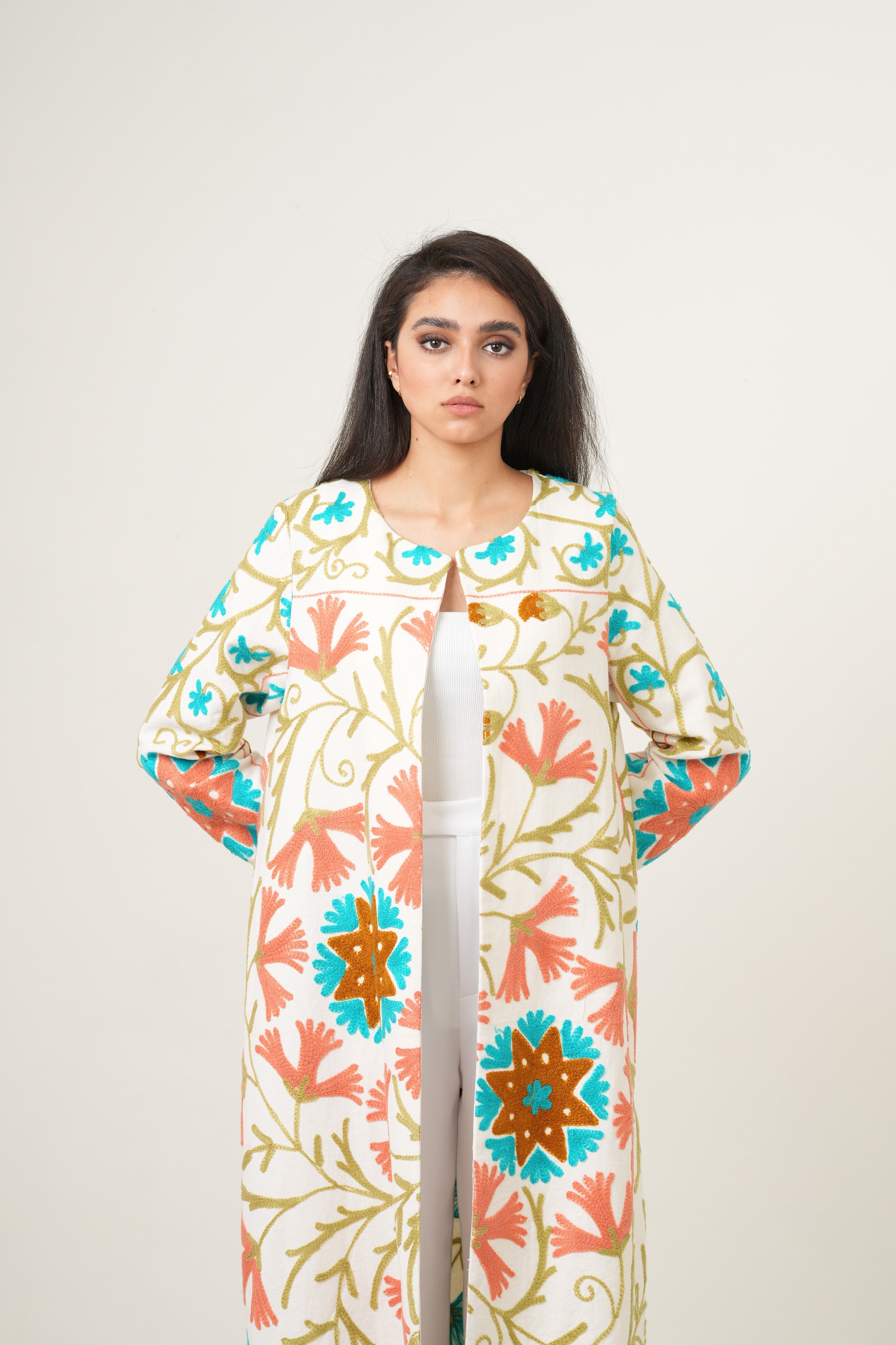 Mediterranean Bloom Coat