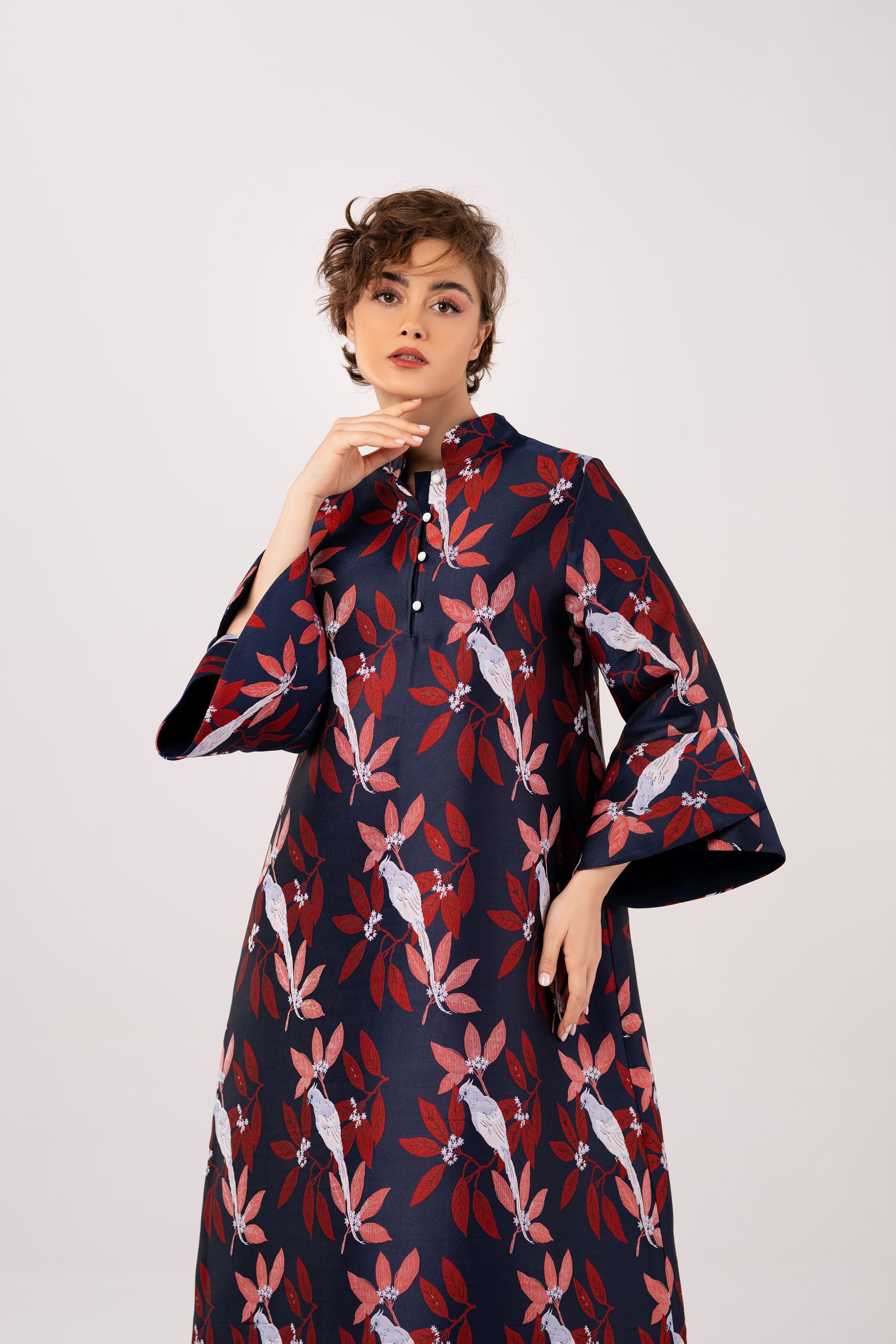 Red Botanica Dress