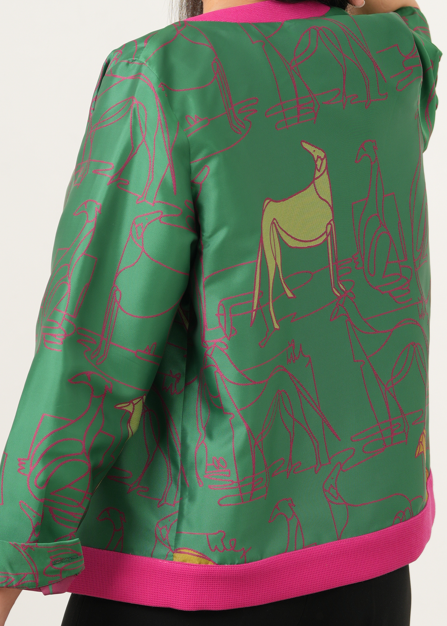 Green Silk Jacket