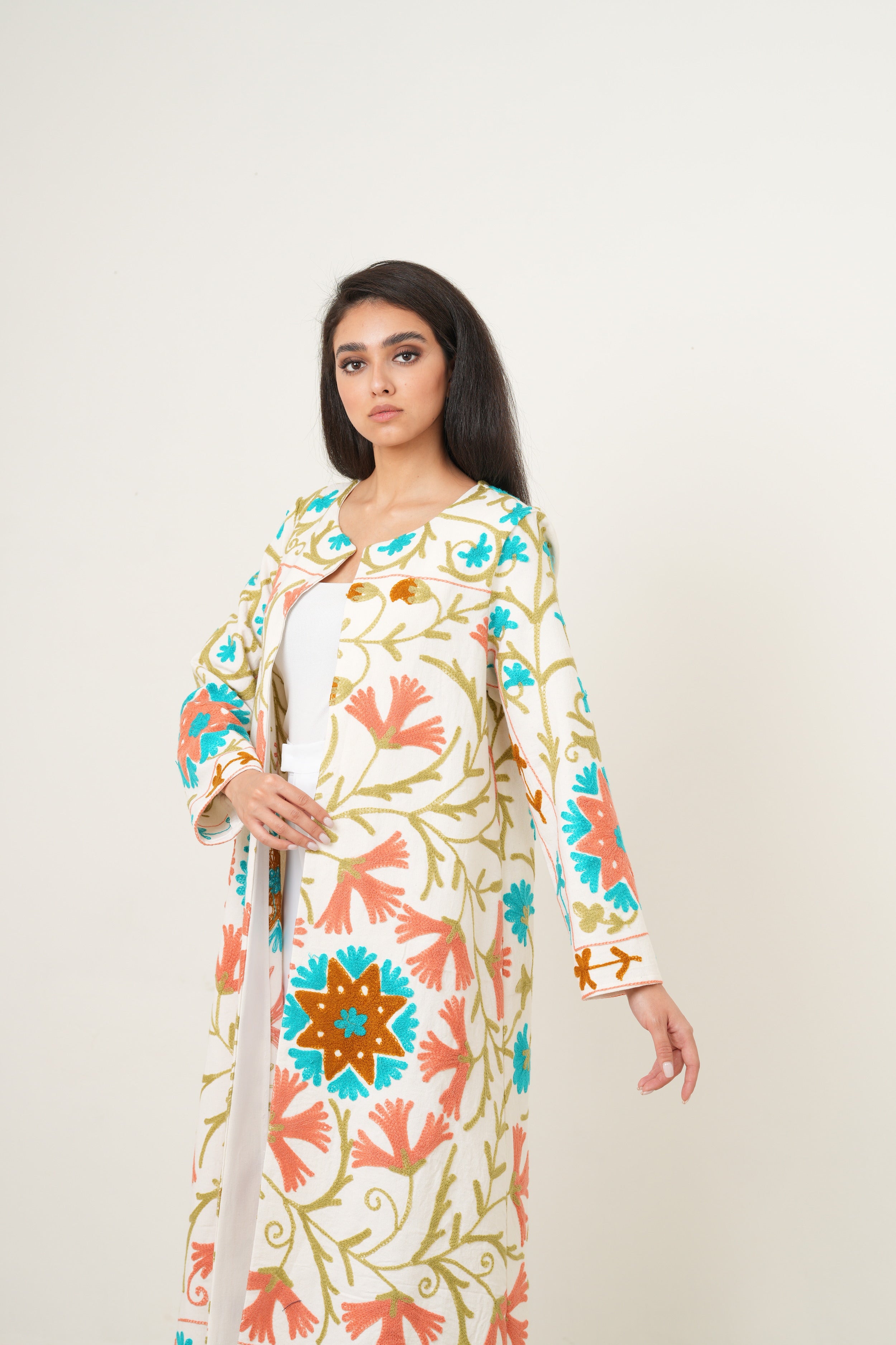 Mediterranean Bloom Coat